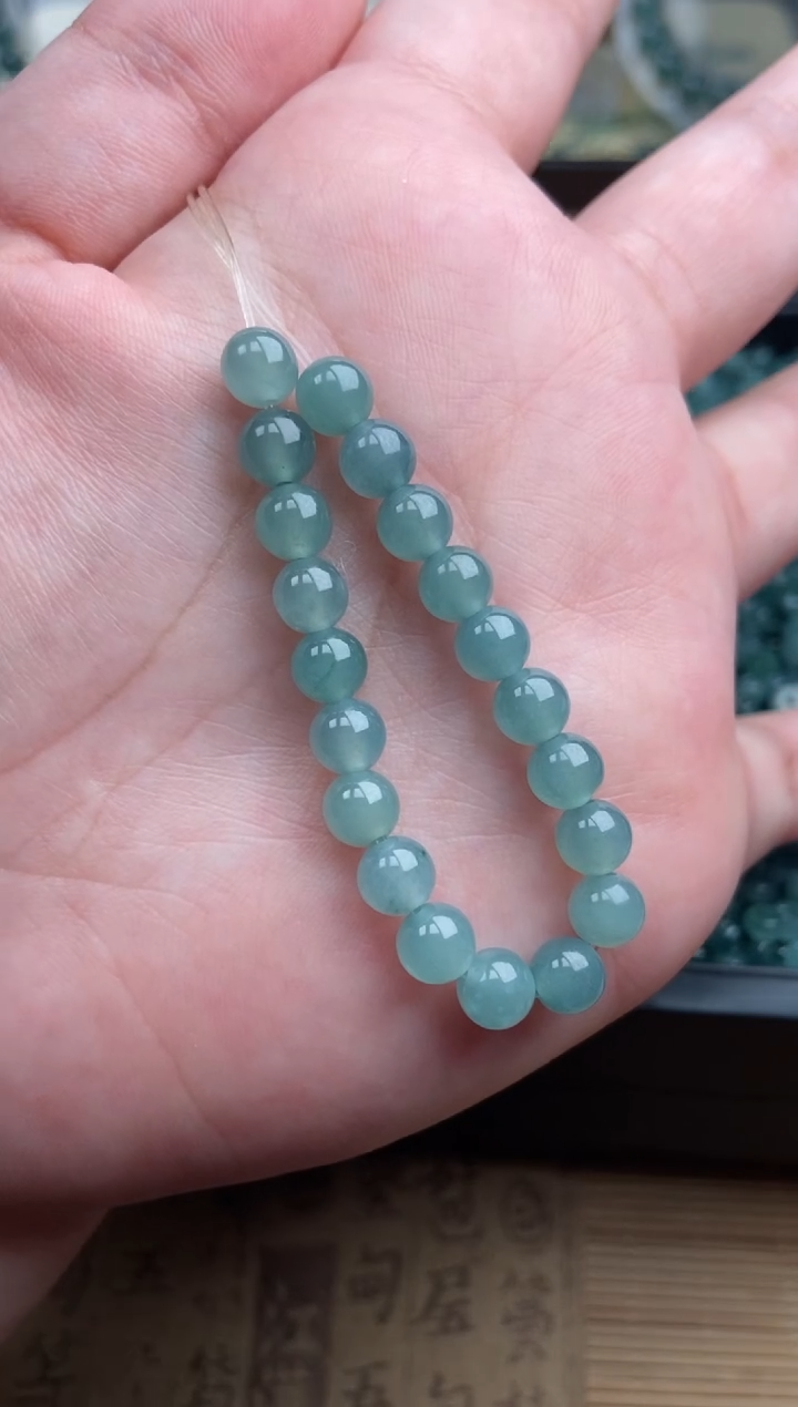 【闪购商品】翡翠手链未镶嵌多样性发货30颗卡6