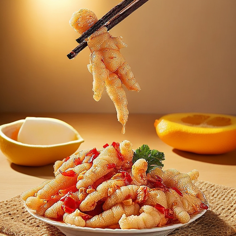 【蒜香脱骨凤爪】无骨鸡爪休闲零食 追剧必备