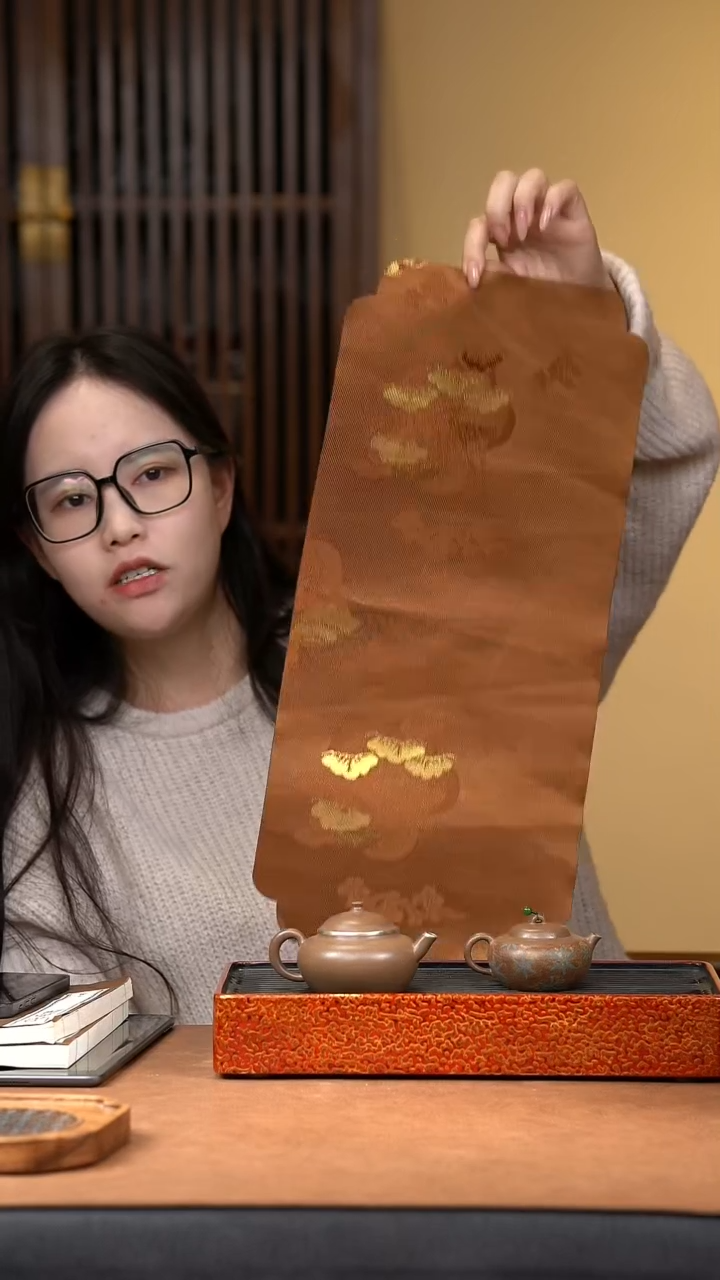 【闪购商品】紫砂茶席刺绣茶席