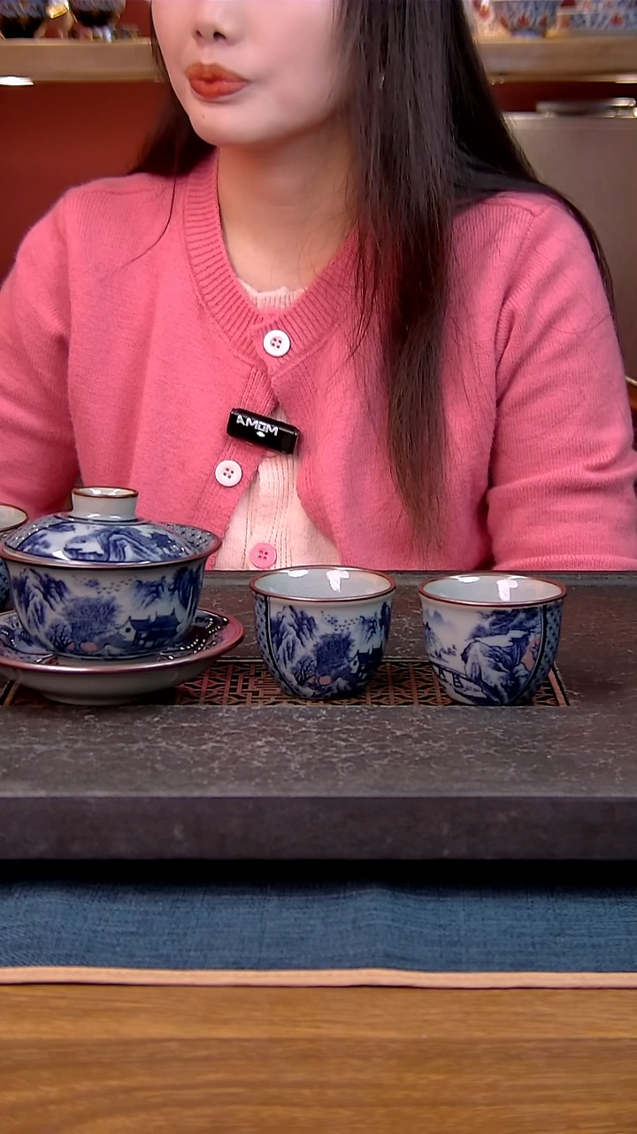 简装家用款3件套 老陶泥开片纹陶瓷茶具