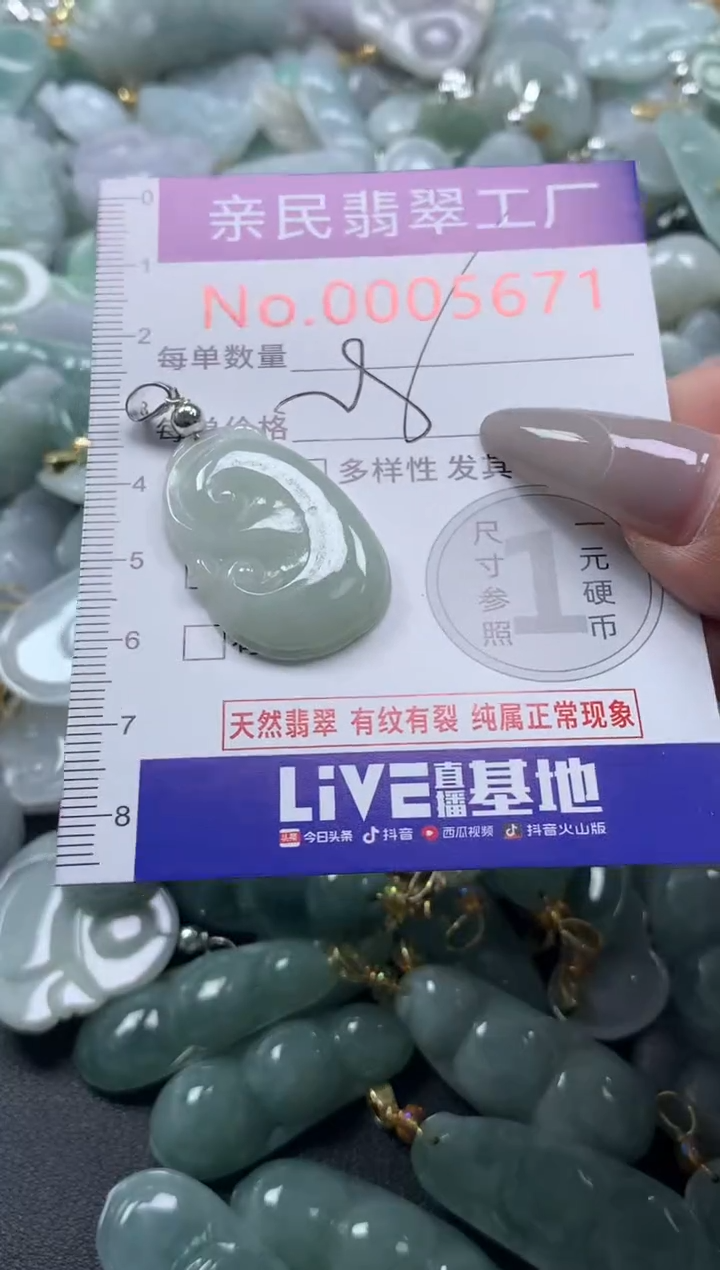 颈饰未镶嵌翡翠5671