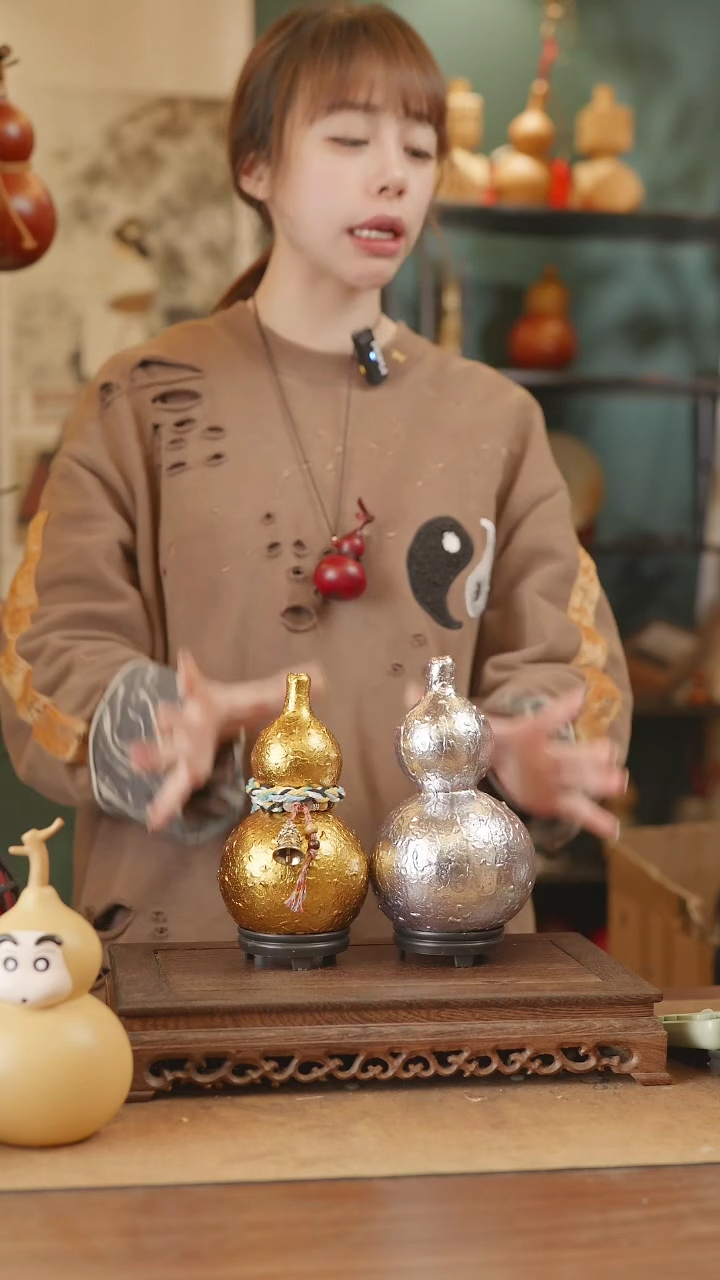【闪购商品】340号精品天然大漆工艺防渗内胆酒葫芦~
