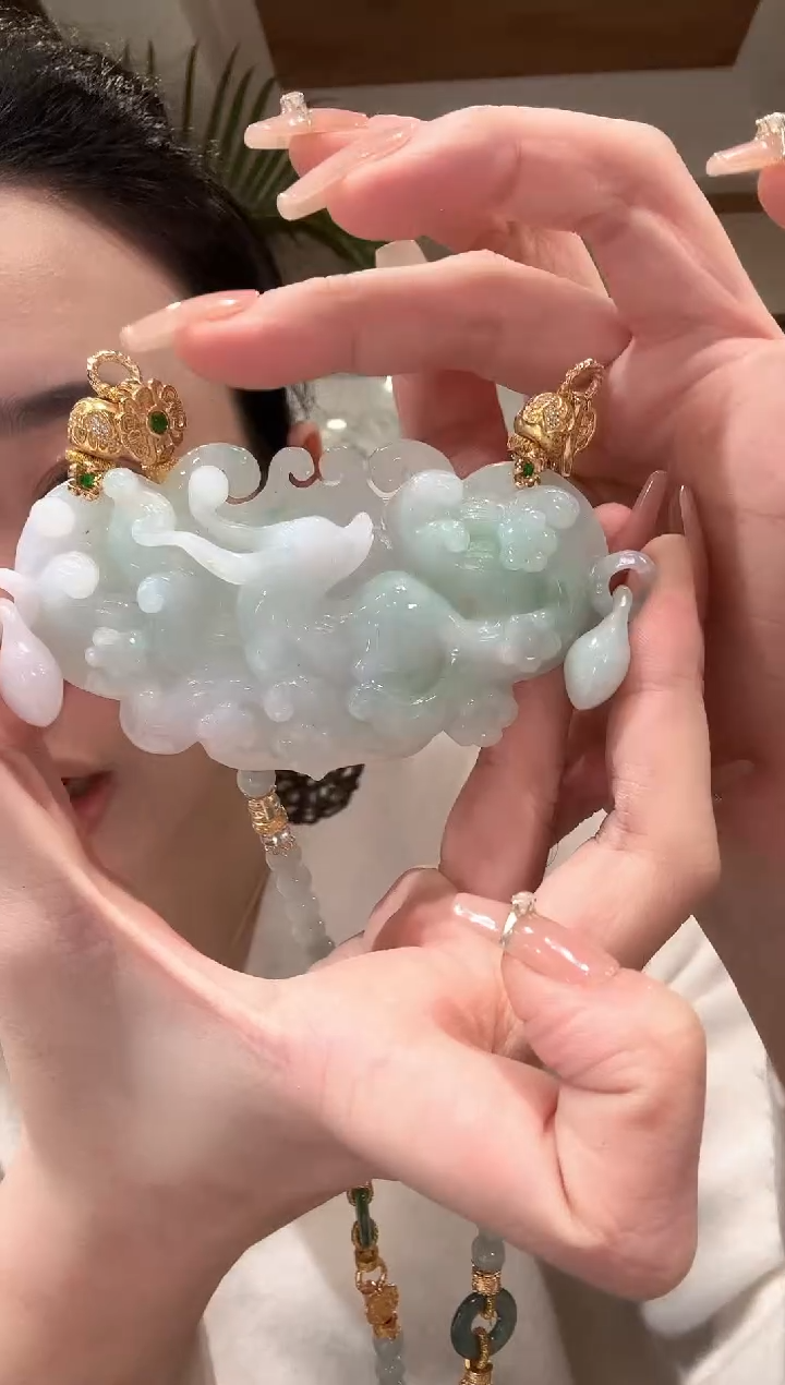 【闪购商品】翡翠颈饰未镶嵌国风