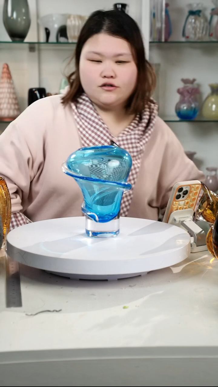 【闪购商品】高19轻奢琉璃花器微瑕福利