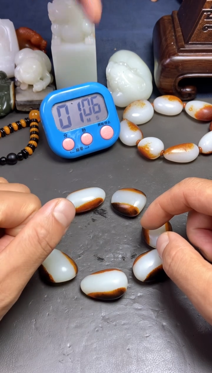 和田玉未镶嵌把件扬****.和田玉