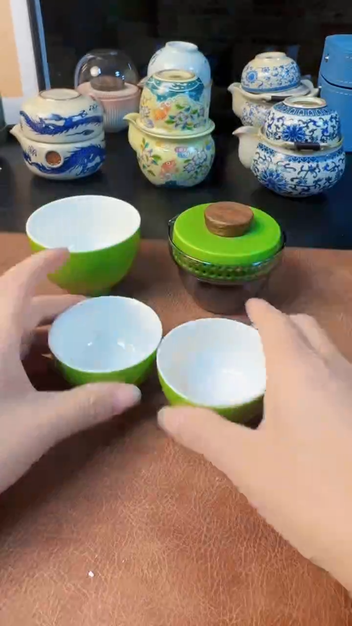 【闪购商品】杯德化白瓷，快客茶具