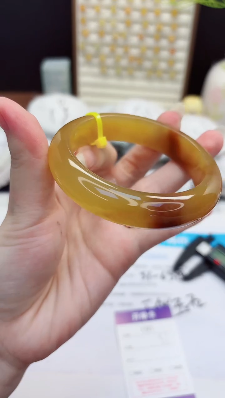 石英质玉手镯未镶嵌191-财气镯-圈口59