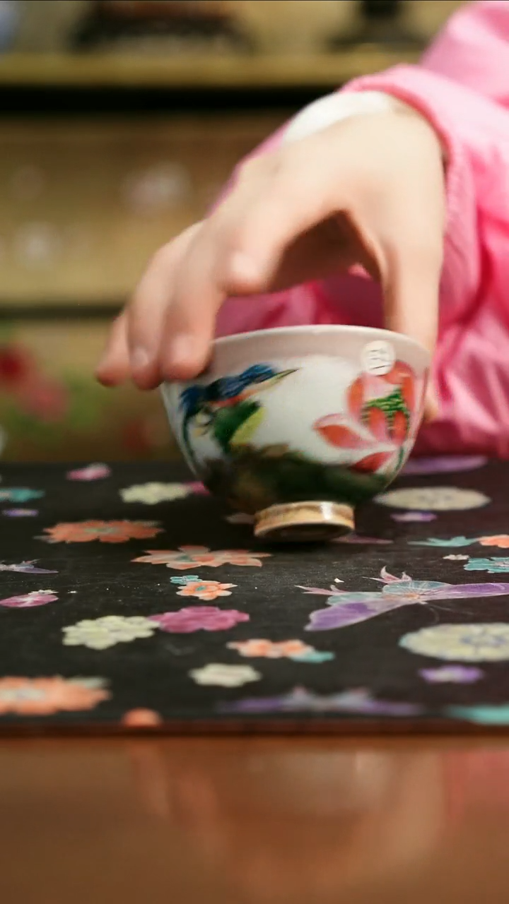 景德镇陶瓷杯碗柴烧多人