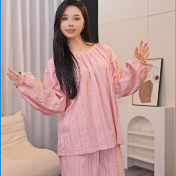 2025上新春秋新品睡衣女舒适家居服套装可外穿