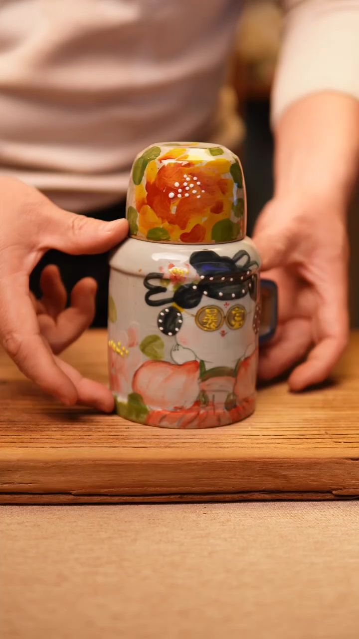 【闪购商品】@@陶园瓷舍@@纯手工手绘@高温釉下彩