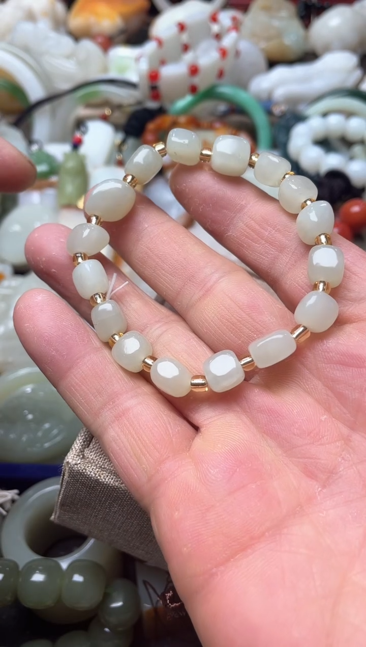 【闪购商品】和田玉手串未镶嵌手串