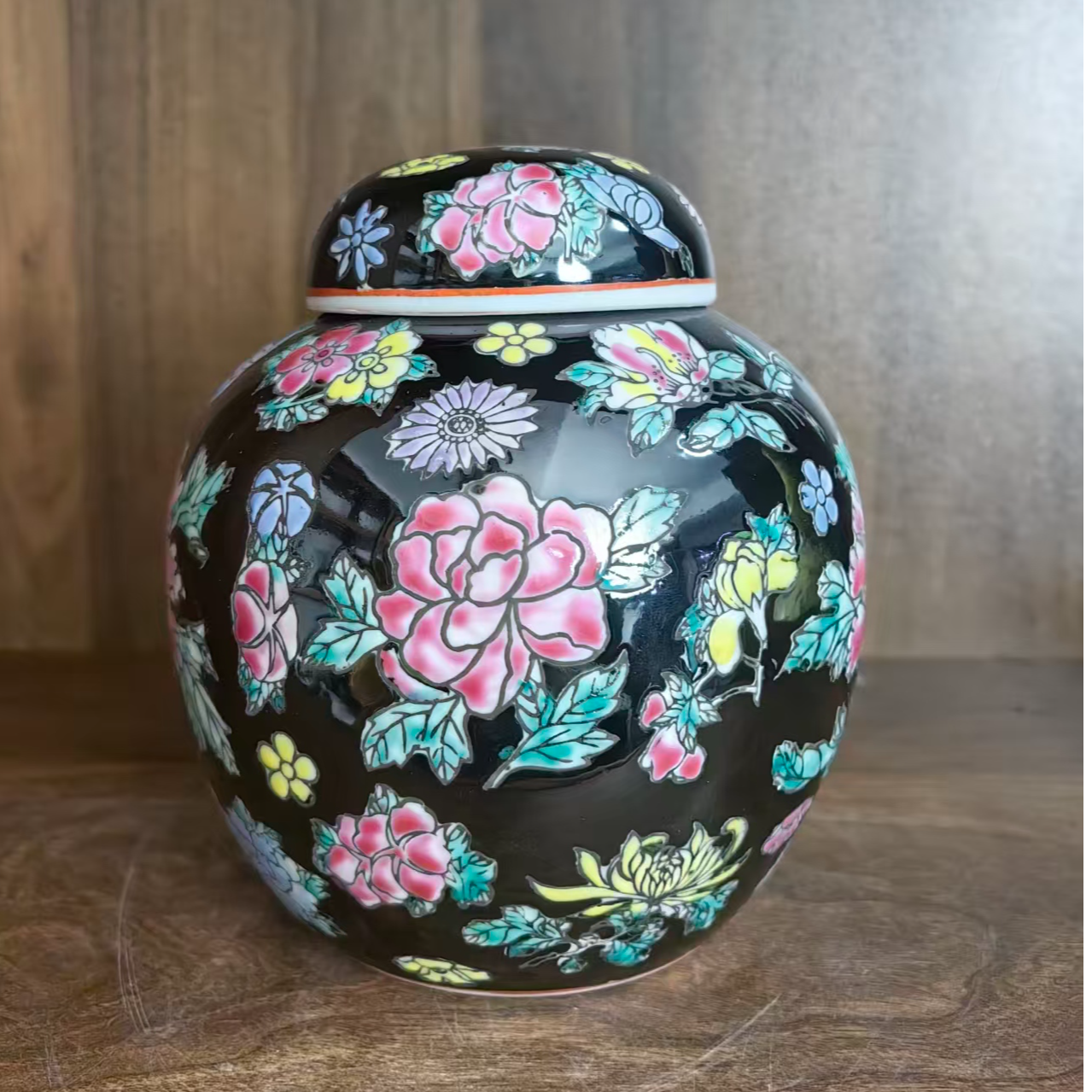 仿古瓷 A532景德镇制陶瓷茶叶罐一件