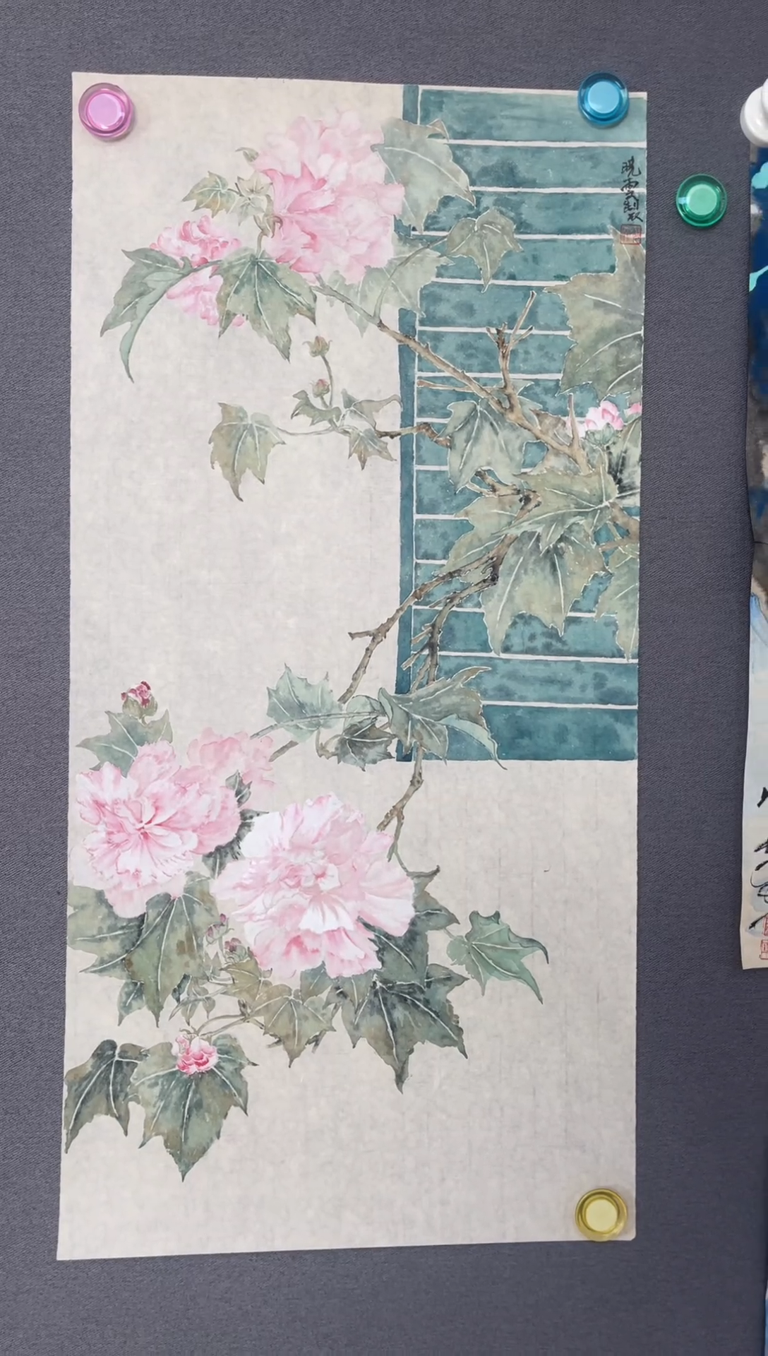 国画国画山水花鸟作品