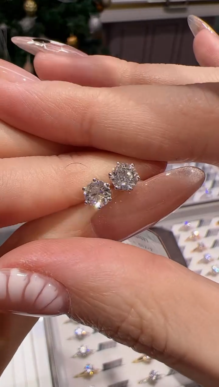 【闪购商品】实验室培育钻石18K金镶嵌@@