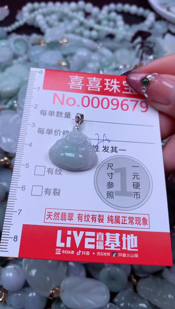 颈饰未镶嵌翡翠9379