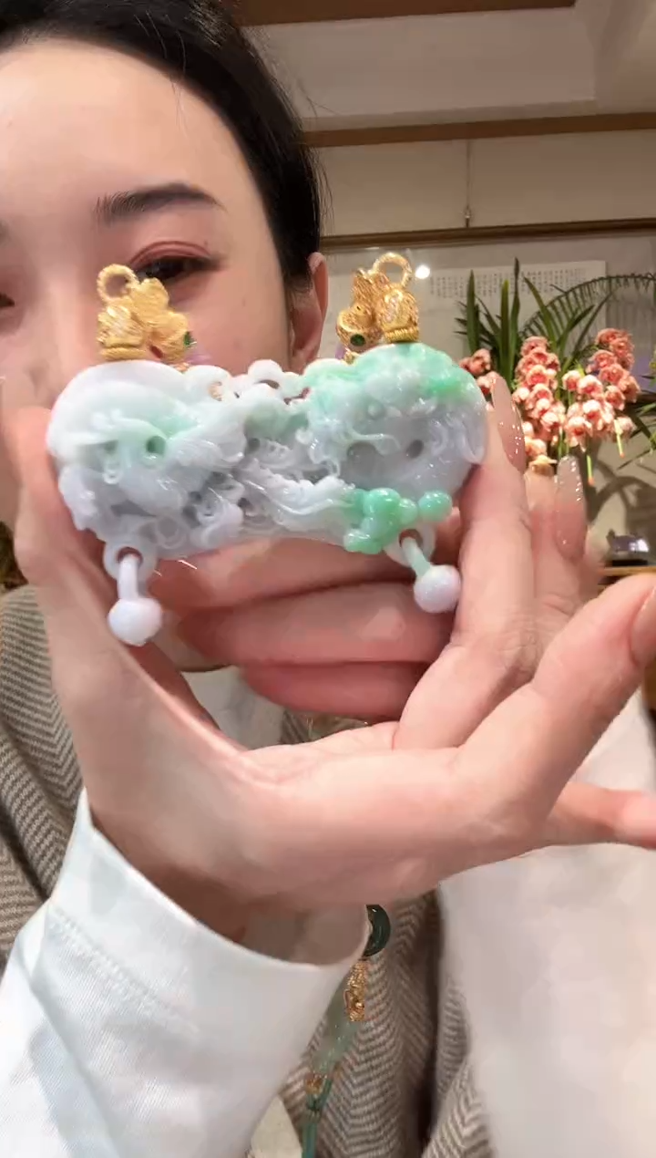 【闪购商品】翡翠颈饰未镶嵌国风