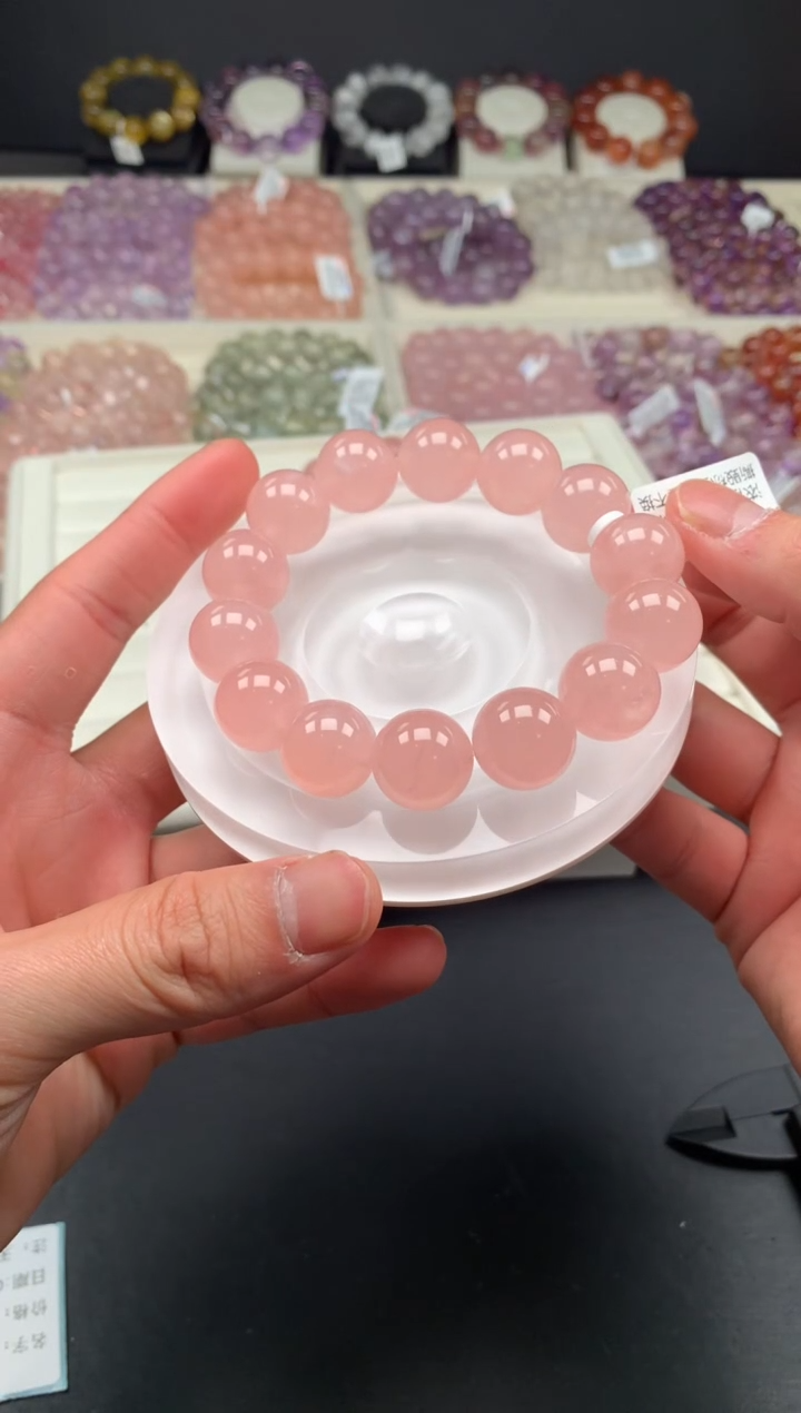 【闪购商品】水晶手链未镶嵌多样性发其一 16mm C40