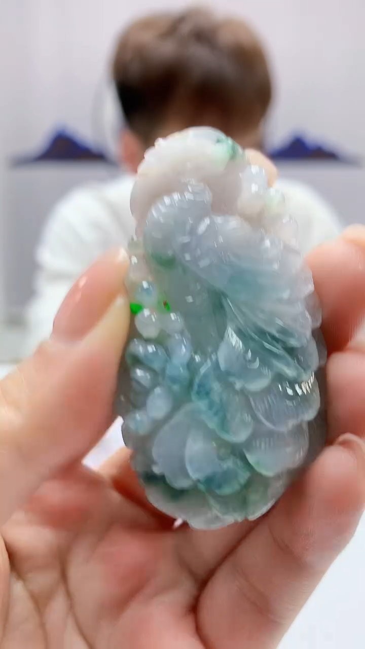 【闪购商品】定制翡翠未镶嵌4868ms-毛货凤凰160