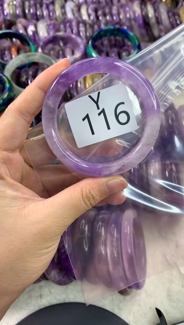 【闪购商品】水晶水晶手镯Y未镶嵌116-54