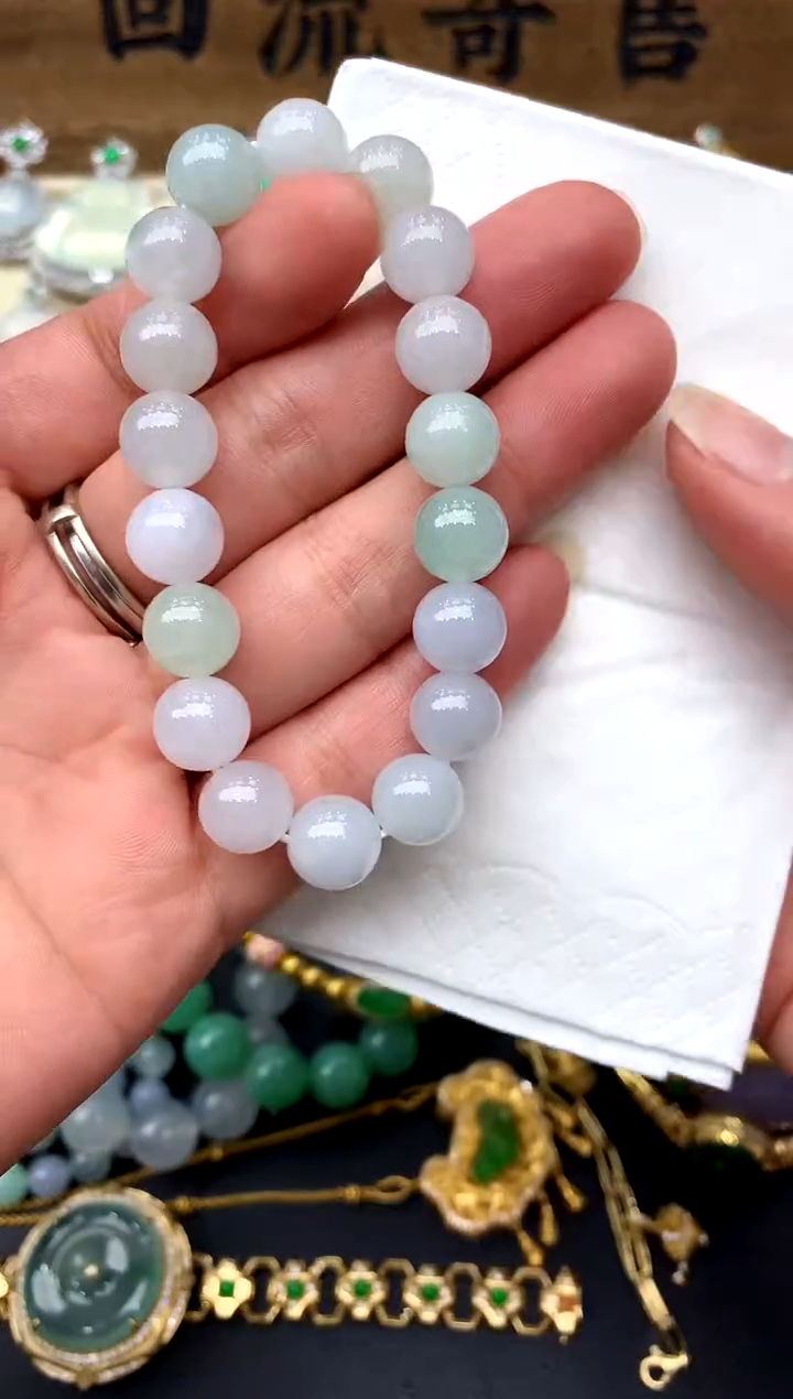 【闪购商品】翡翠手串未镶嵌21-中国好珍宝