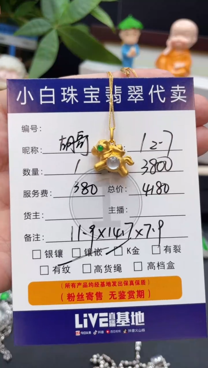 套链18K金镶嵌翡翠是***呀套链