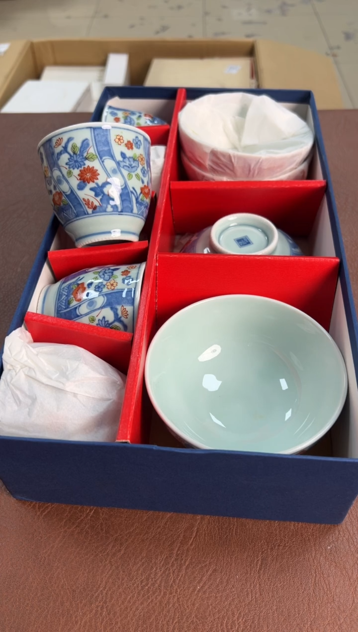 瓷片4碗5杯瓷器瓷器瓷器瓷器