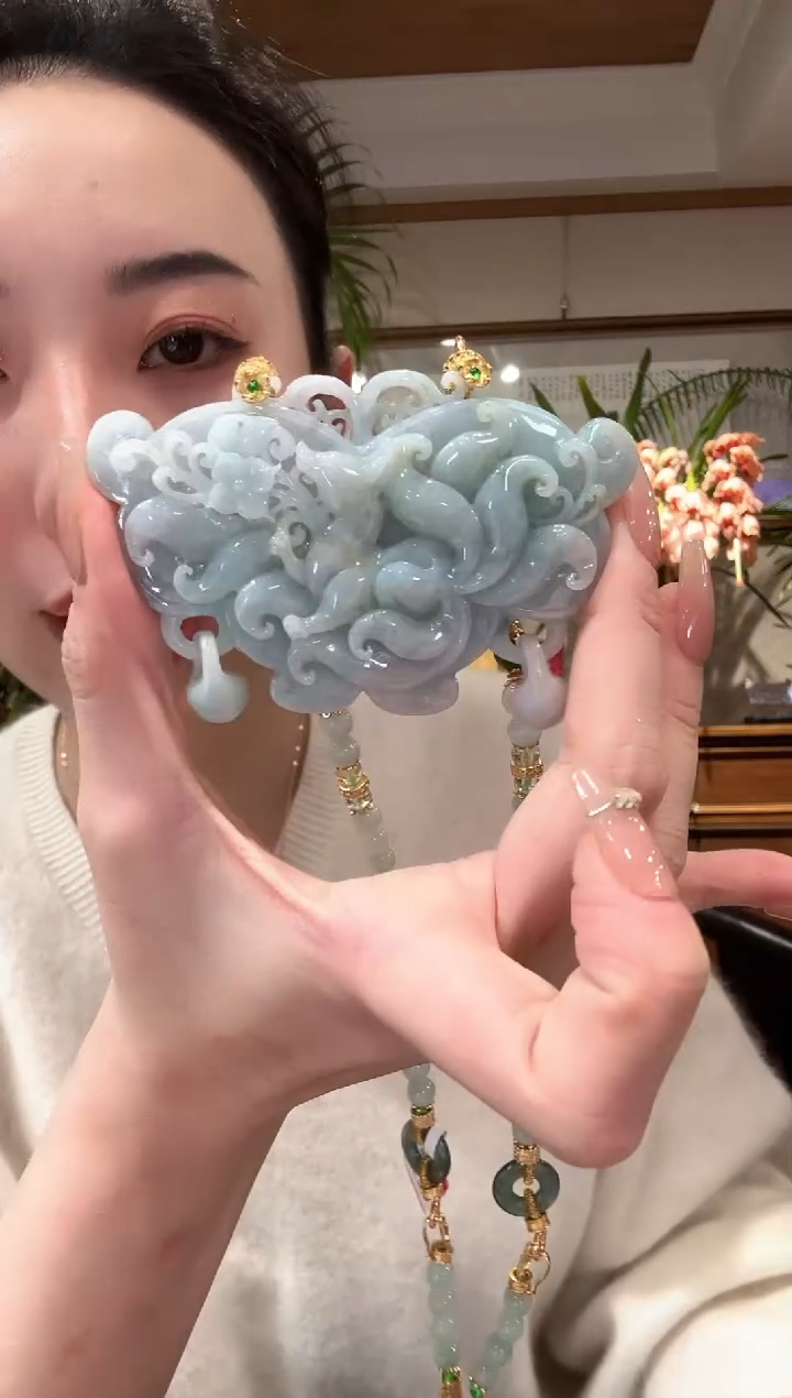 【闪购商品】翡翠颈饰未镶嵌国风