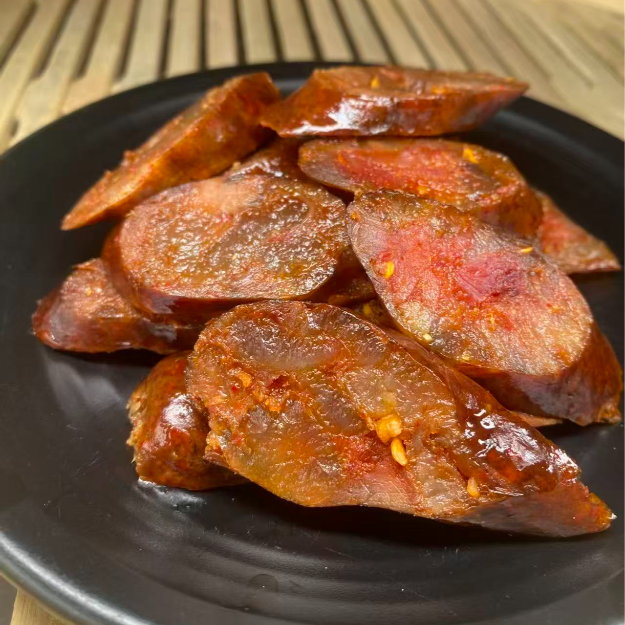 【腊肠-孤独的美食咖】四川雅安烟熏香肠