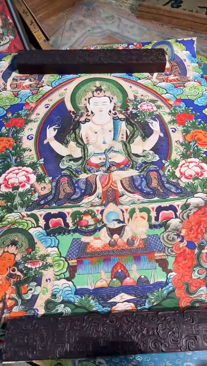 卷轴画路路的唐卡tk160