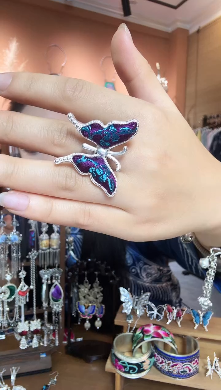 刺绣纯手工民族风戒指