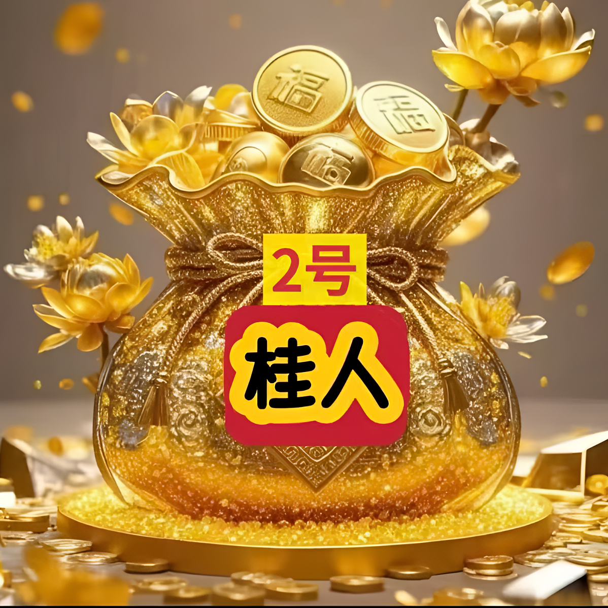 2号桂人【师傅推荐】手绘 生肖贴纸福卡-