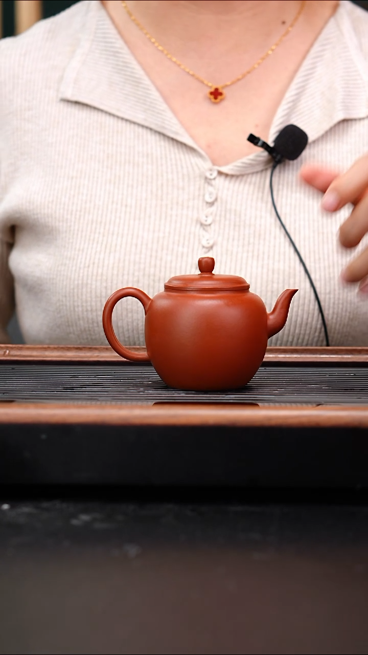 茶壶紫砂小煤窑朱泥宫灯