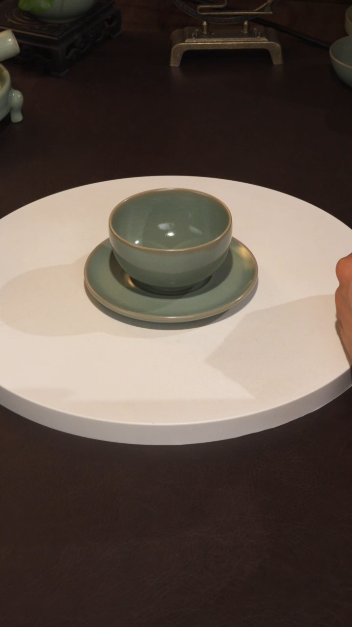 杯宣宝汝瓷原矿原釉