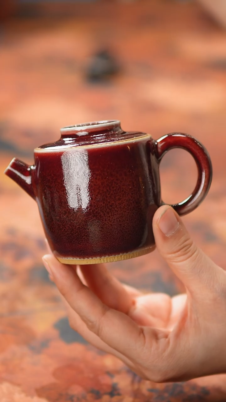 【闪购商品】瓷片390金阁茶器 不带礼盒