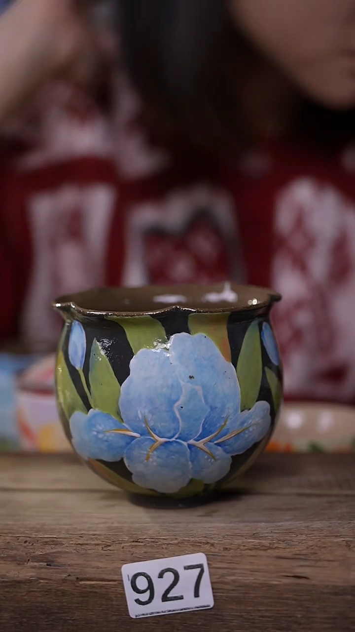 【闪购商品】瓷片油画风·彩绘·设计师石一款