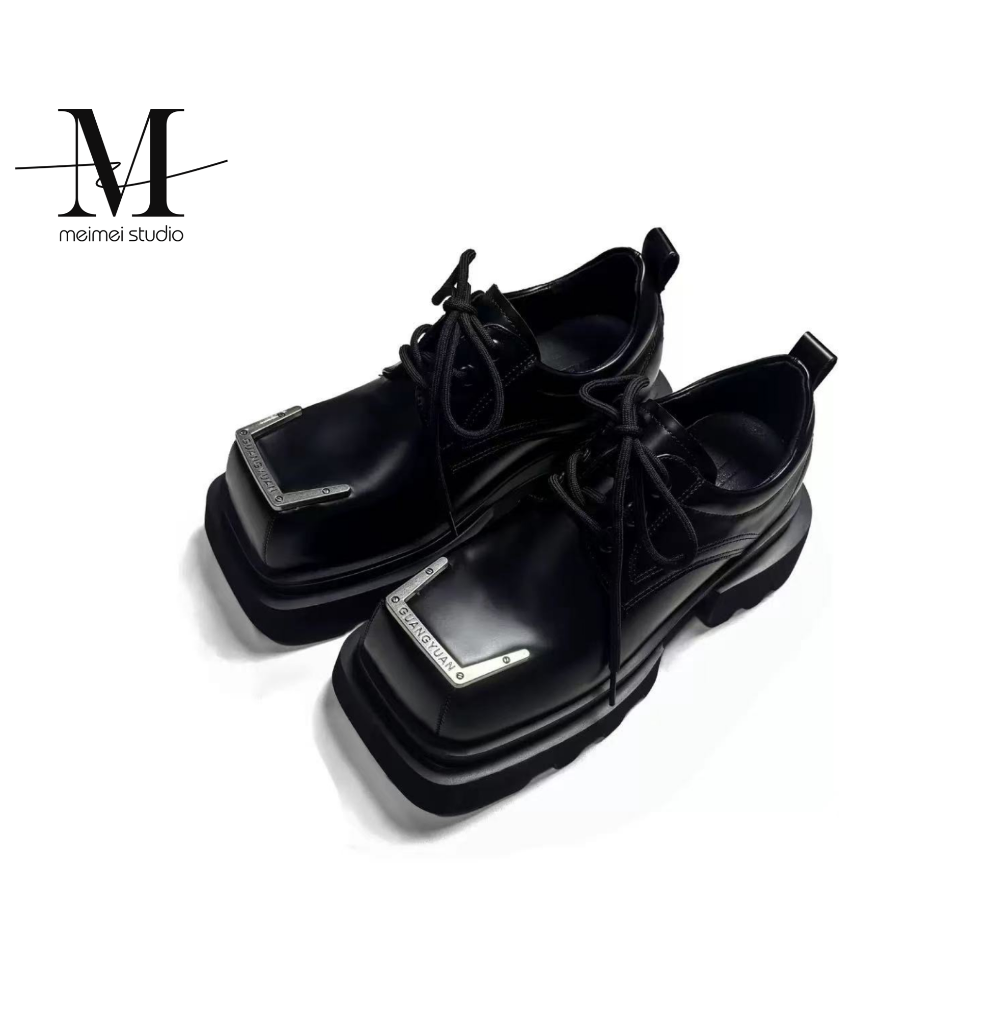 意模 【MEIMEI STUDIO】  新款纯季纯色百搭潮流皮鞋30272103      