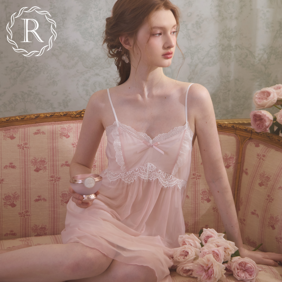 RoseTree吊带睡裙女夏季高级感蕾丝性感纯欲睡衣裙2025新款带胸垫