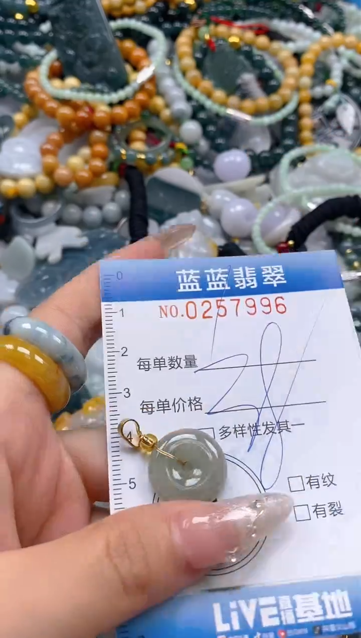 翡翠未镶嵌颈饰闪购0257996