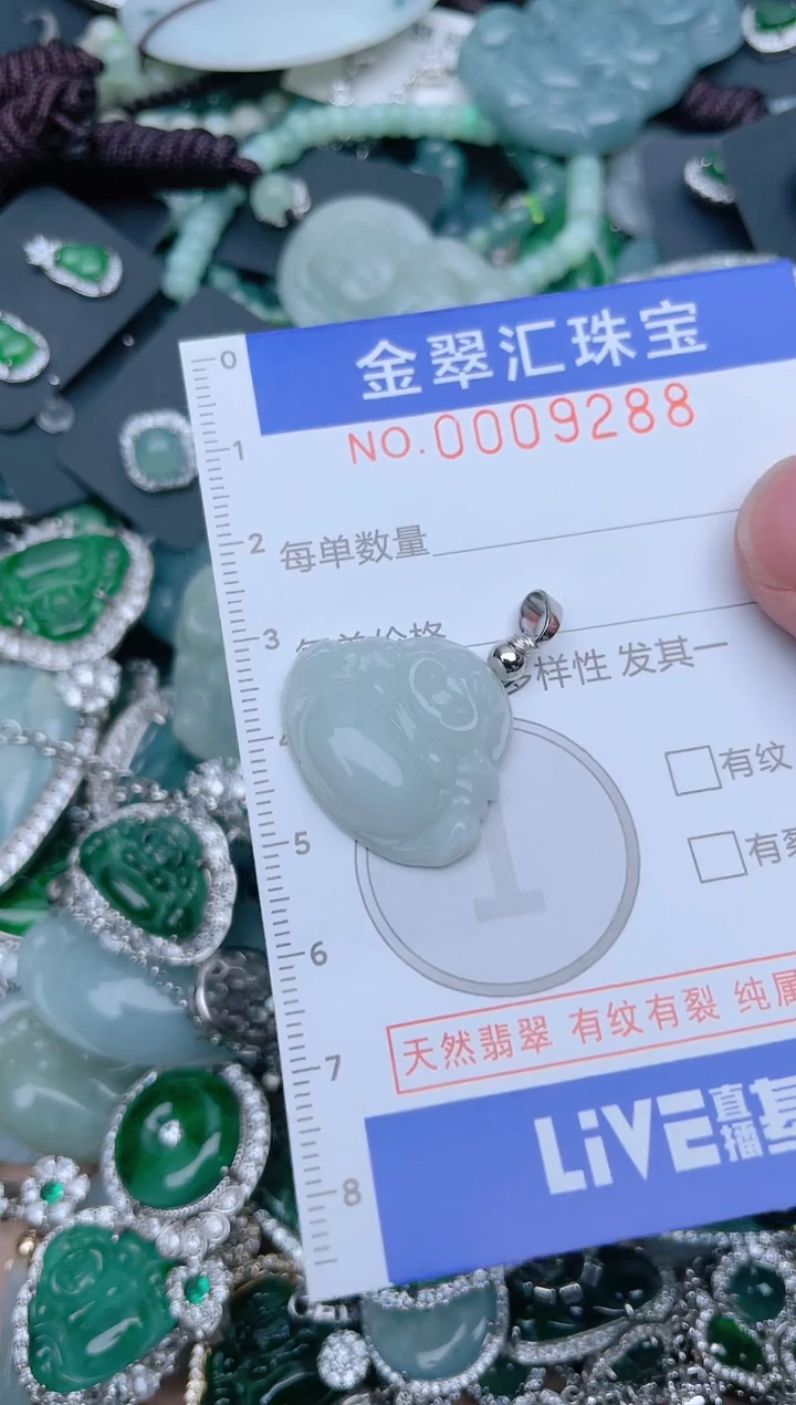 【闪购商品】翡翠颈饰未镶嵌9288....