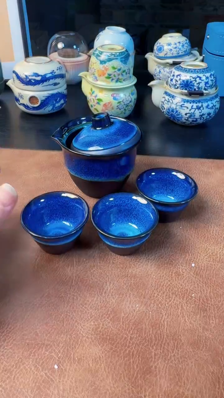 【闪购商品】杯德化白瓷，快客茶具