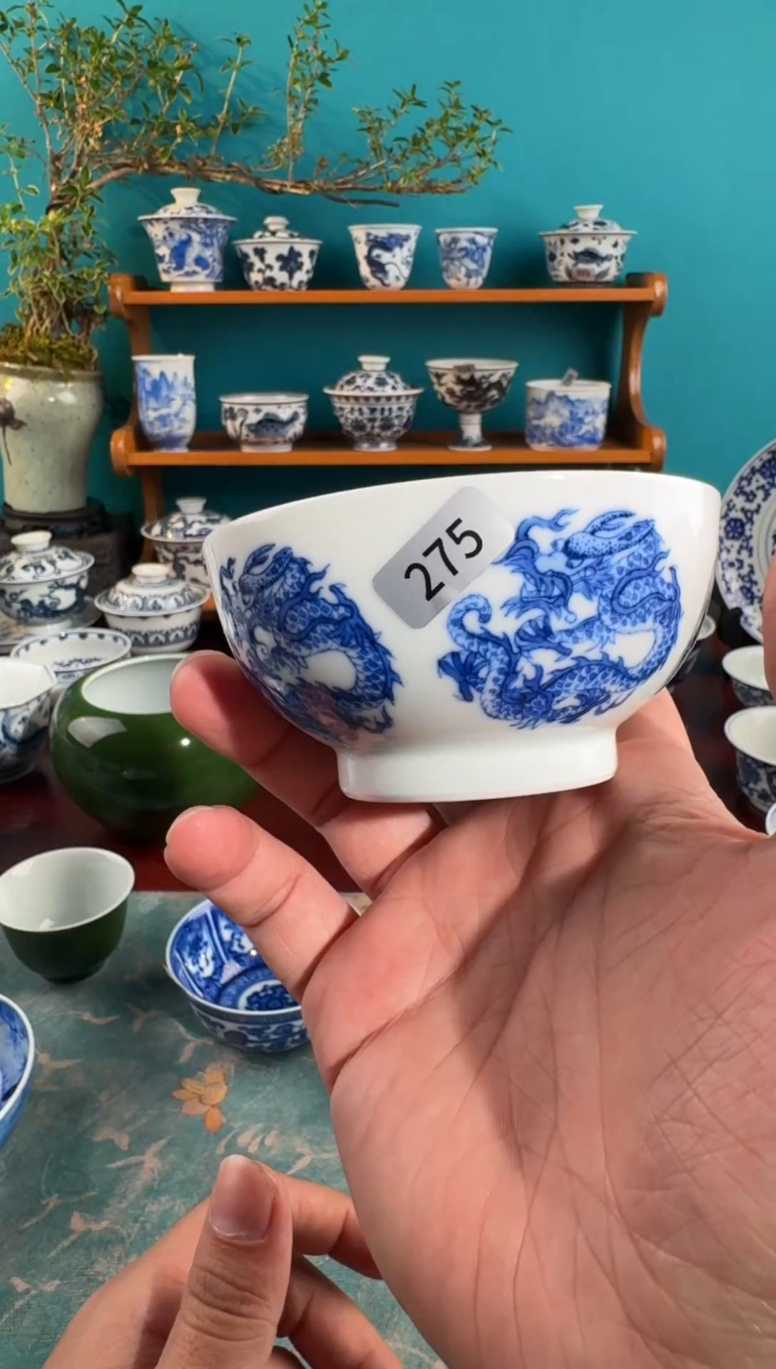 不二说瓷纯手绘杯