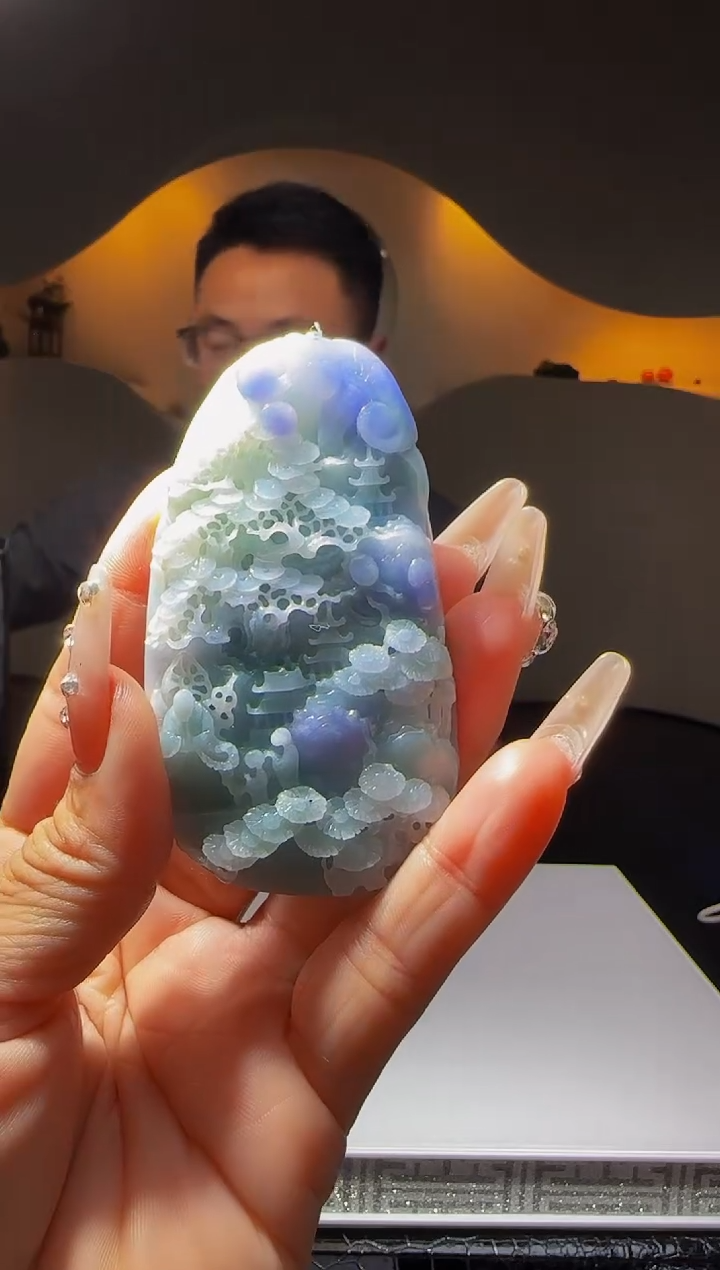 【闪购商品】定制翡翠未镶嵌Q03759翡翠毛货