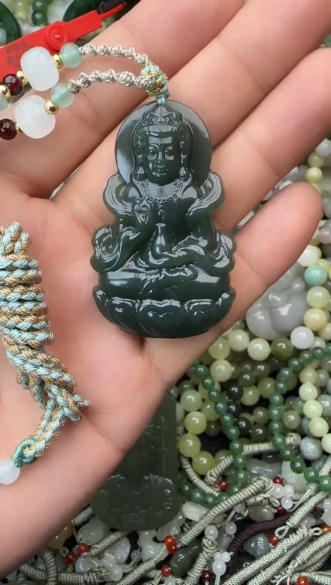 颈饰未镶嵌和田玉拍一发一