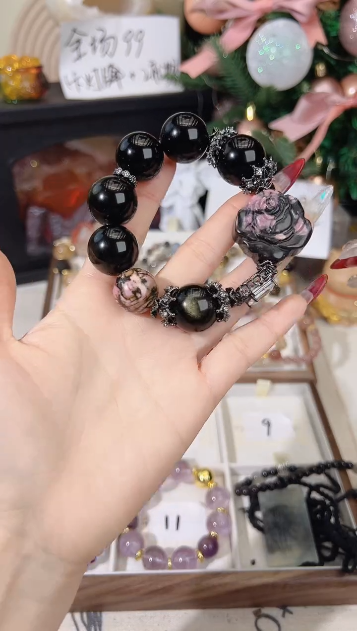 未镶嵌手链水晶单圈