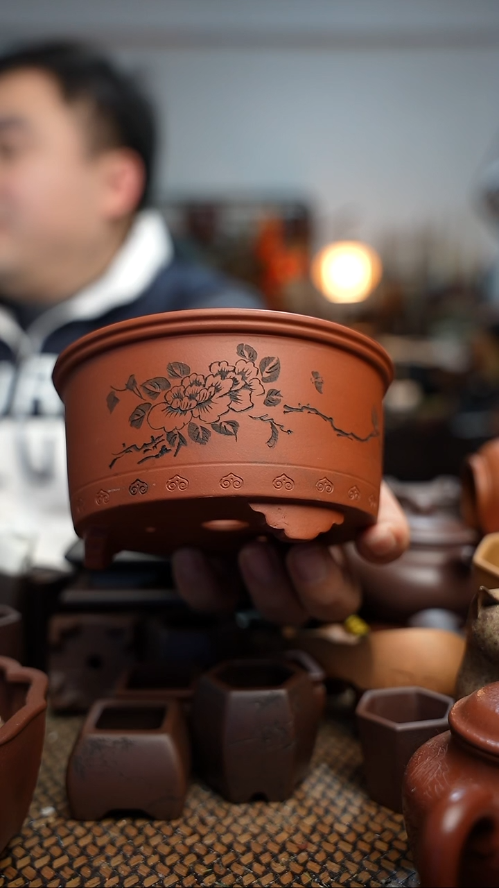 紫砂花盆長木軒精品紫砂