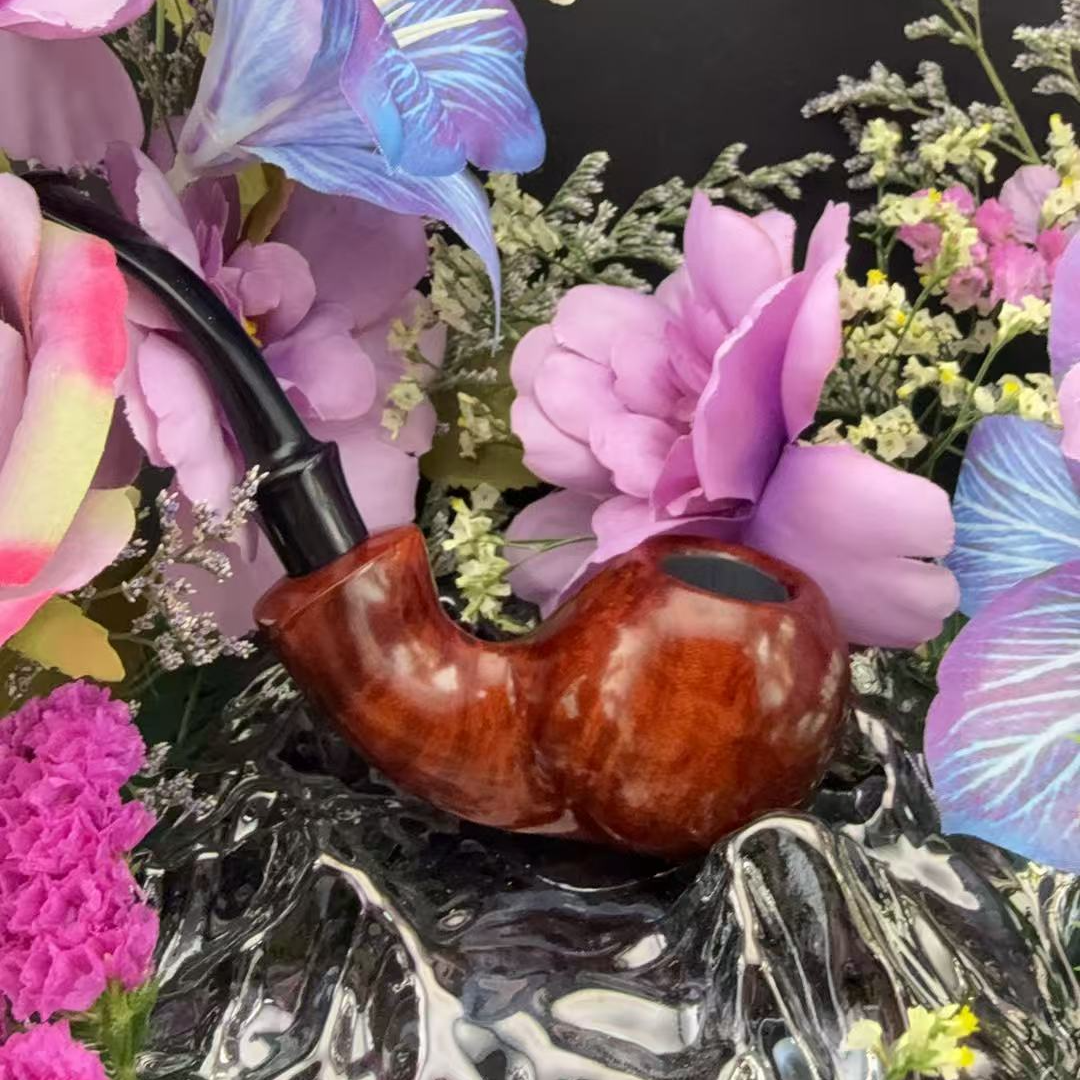 289河豚进口意大利石楠木烟斗