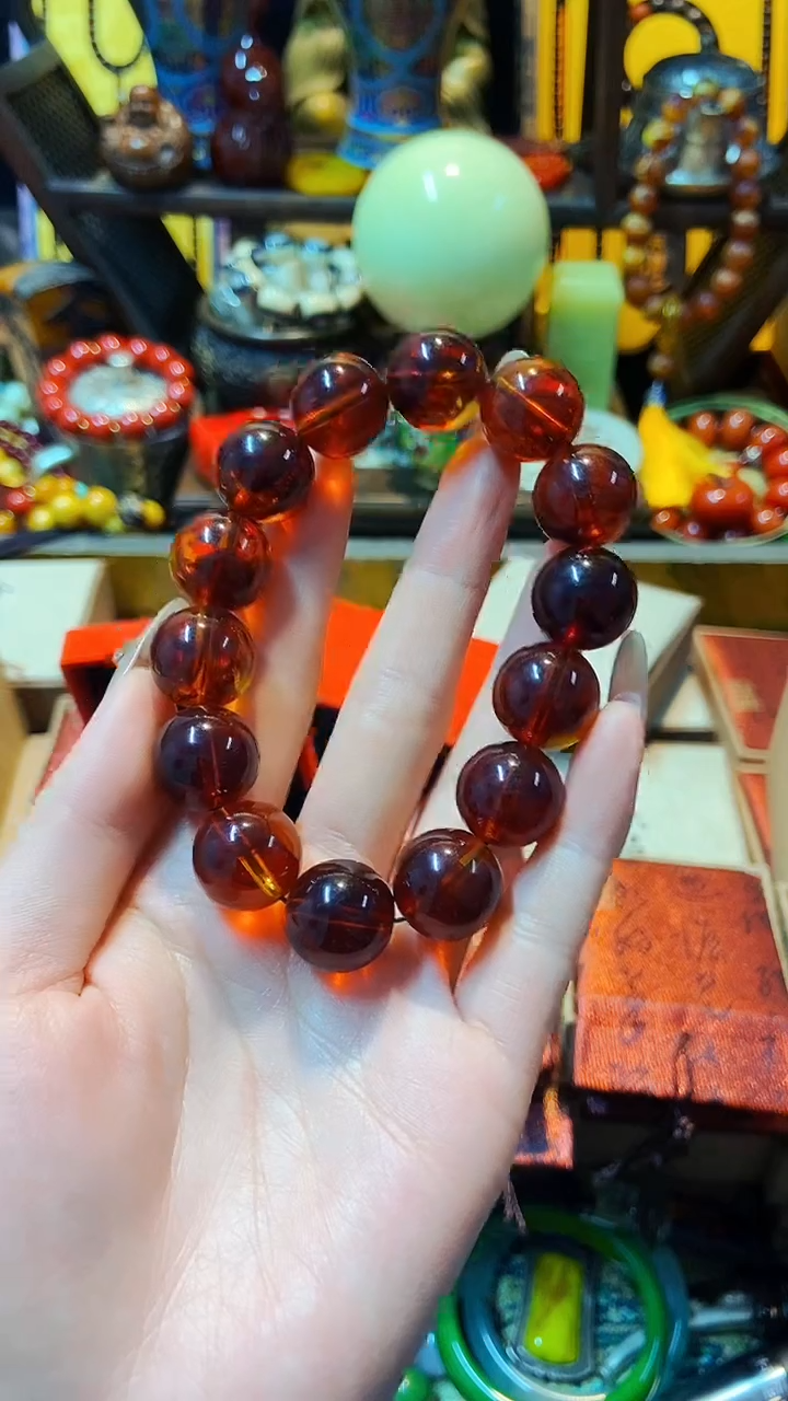 【闪购商品】血珀手串未镶嵌主播推荐主播推荐