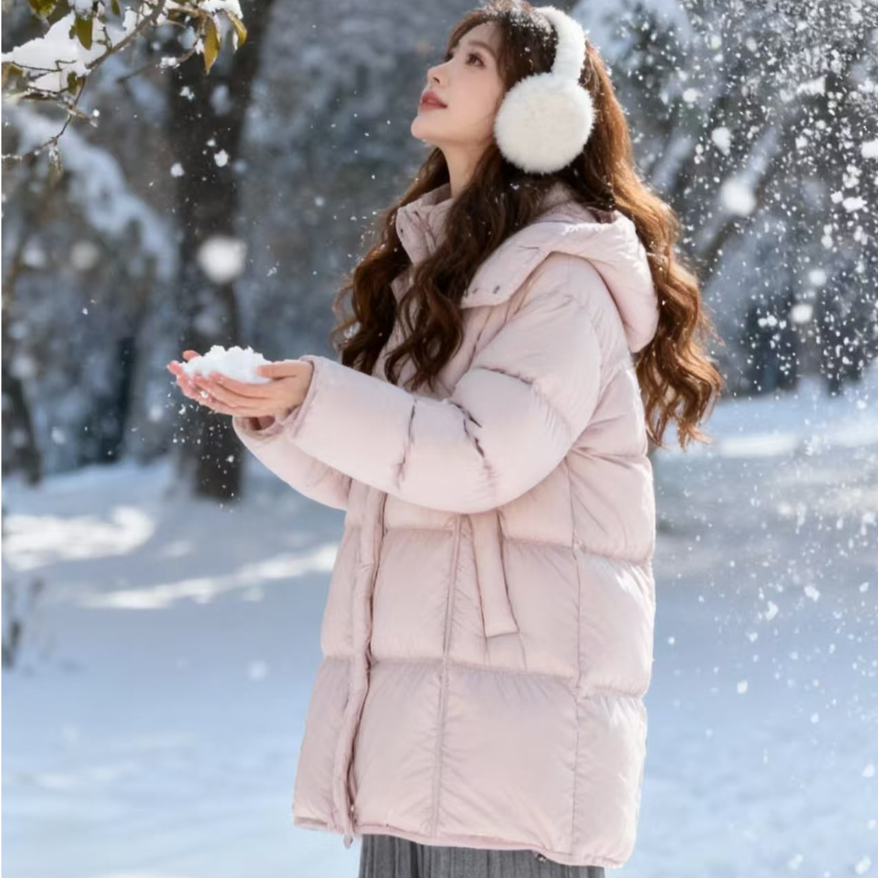 【商场品质】松花江95白鹅绒 轻薄舒适云朵手感鹅绒服 QZM 008