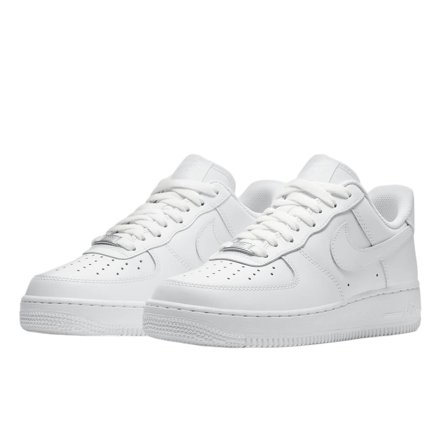 Nike/耐克官方女款Air Force 1 Low空军一号纯白板鞋-DD8959-100