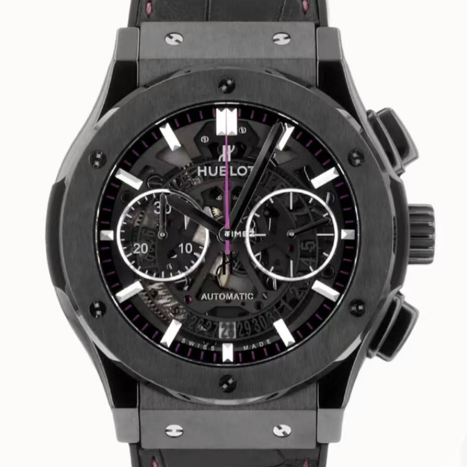 99新 Hublot/宇舶表 潮人/宇舶515/经典融合/45mm黑陶瓷/单表